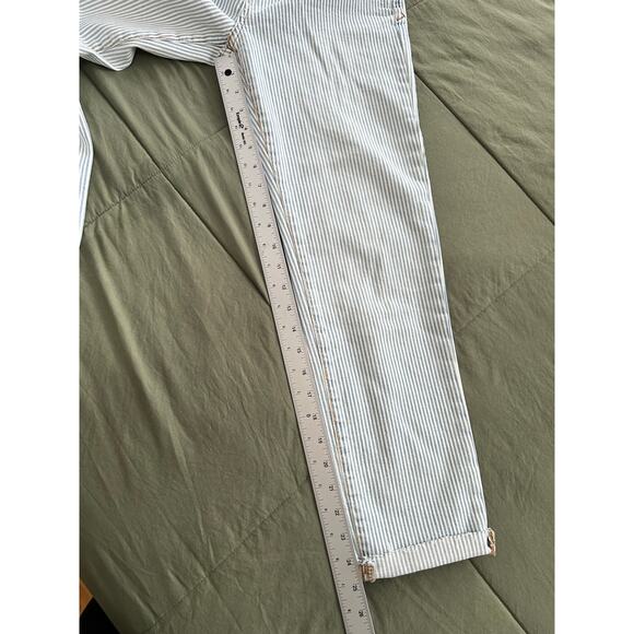 Nautical Cropped Striped Pants by Kensie Classic Stretch Women's Size 2 NWOT - Picture 8 of 10